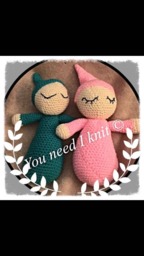 Soft Handmade Sleepy Plush Dolls. Crib Toys, Amigurumi Doll. Safe For Babies & Can Be Customizable With 100% Cotton Name - thumbnail 1