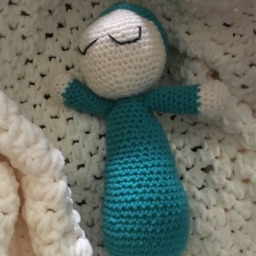 Soft Handmade Sleepy Plush Dolls. Crib Toys, Amigurumi Doll. Safe For Babies & Can Be Customizable With 100% Cotton Name - thumbnail 3