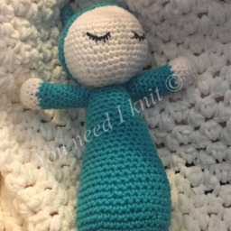 Soft Handmade Sleepy Plush Dolls. Crib Toys, Amigurumi Doll. Safe For Babies & Can Be Customizable With 100% Cotton Name - thumbnail 2
