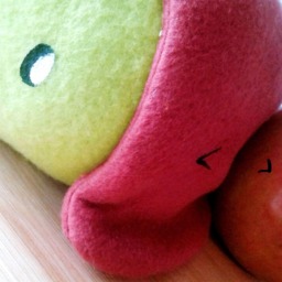 Caramel Apple Plushie Novelty Fleece Plush - thumbnail 4