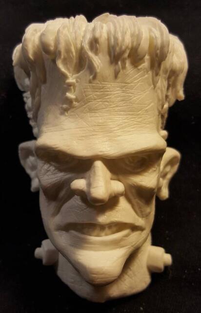 Frankenstein Monster 3D Sticker - Un-Painted - image 1
