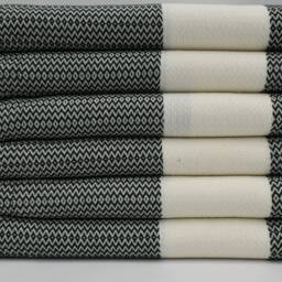 "Dark Green Towel, Hammam Towel, Small Diamond Towel, Turkey Towel, Soft Towel, Turkish Towel, 37""x70" - thumbnail 3
