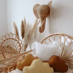 "Linen Cloud Pillow ""Caramel" - thumbnail 3