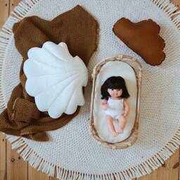 "Linen Cloud Pillow ""Caramel" - thumbnail 2