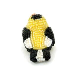 Goldfinch Beaded Miniature Bird Figurine - thumbnail 4