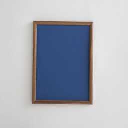 A4 Solid Walnut Picture Frame With Mat Off-Center Opening Size 2x3 3x5 4x6 5x7 - thumbnail 1
