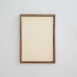 A4 Solid Walnut Picture Frame With Mat Off-Center Opening Size 2x3 3x5 4x6 5x7 - thumbnail 4