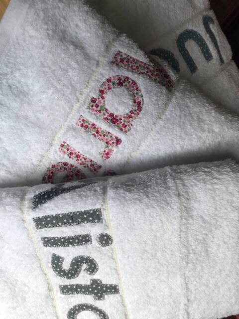 Personalised Large Bath Sheet Girls/Boys 100% Cotton - image 1