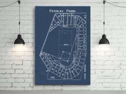 Vintage Fenway Park Seating Chart Print Boston Red Sox Wall Art - thumbnail 3