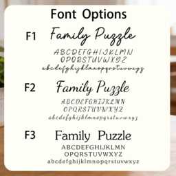 Personalized Wooden Bear Family Puzzle, Mother's Day Keepsake, Engraved Name Nursery Decor - thumbnail 4