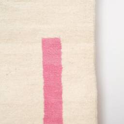 Pink Moroccan Rug, Handmade Wool Rug 5x8 Ft - thumbnail 4