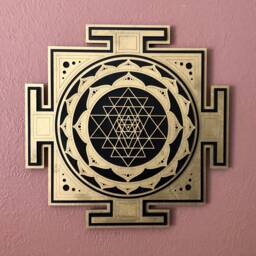 Divine Sri Yantra Wall Art 17.5 - thumbnail 1
