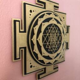 Divine Sri Yantra Wall Art 17.5 - thumbnail 2
