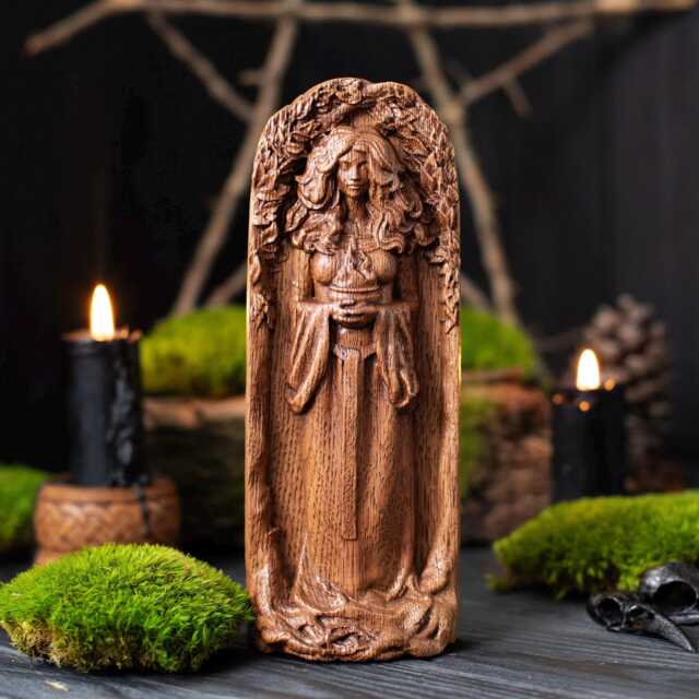 Brigid Goddess, Brigit, Irish Gods, Pagan Wiccan, Wicca, Altar, Druid, Witches, Gaelic, Celtic - image 1