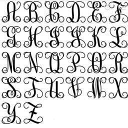 Metal Letter Monogram - Rustic Home Decor Sign, Wall Art - thumbnail 4