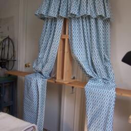Danity Custom Bed Crown Great For Girls Bedroom Made To Measure Your Choice Of Fabrics - thumbnail 2