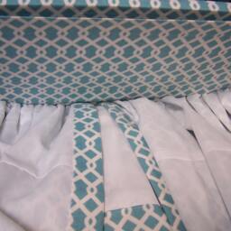 Danity Custom Bed Crown Great For Girls Bedroom Made To Measure Your Choice Of Fabrics - thumbnail 4
