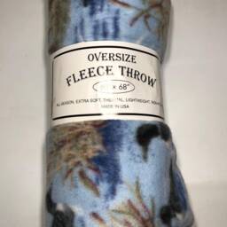 Zoofleece Duck Geese Blue Polar Animal Fleece Blanket Throw Comfortable 60x68 - thumbnail 3