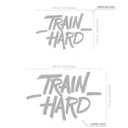 Train Hard, Large Fitness Sign, Gym Wall Art Decor, Design Ideas, Exercise Quotes, Skuth - thumbnail 3