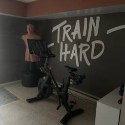Train Hard, Large Fitness Sign, Gym Wall Art Decor, Design Ideas, Exercise Quotes, Skuth - thumbnail 2
