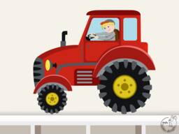 "Wall Sticker ""Tractor Xs" - thumbnail 1