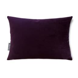 Luxury Super Soft Velvet Cushion - Plum Purple Available in 3 Sizes - Square Or Rectangular, Feather Filling Option Covers Only - thumbnail 4