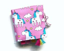 Unicorn Quiet Book - Montessori Felt Activity Toy For Girls 4-5 Sensory Busy - thumbnail 3