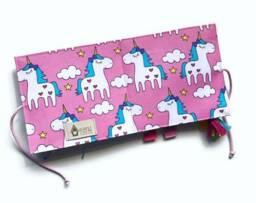 Unicorn Quiet Book - Montessori Felt Activity Toy For Girls 4-5 Sensory Busy - thumbnail 4