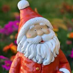 Christmas Santa Claus Statue Concrete Sculpture Large Decoration Handmade Art Sants Lover Gift - thumbnail 2