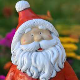 Christmas Santa Claus Statue Concrete Sculpture Large Decoration Handmade Art Sants Lover Gift - thumbnail 4