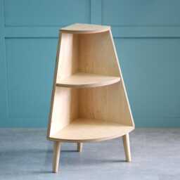Handmade Birch Plywood Corner Shelving Unit - Lido Range, Scandinavian Plant Stand - thumbnail 3