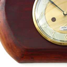 Wooden Wall Clock - New 35cm Handmade Upcycled Country Unique Gift Off The Clocks - thumbnail 4
