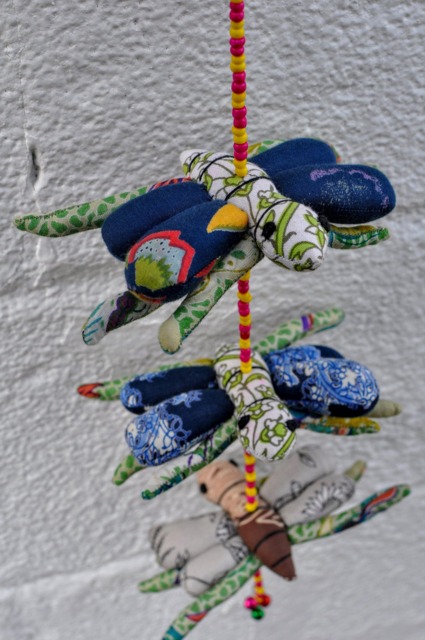 Indian Handmade Butterfly Mobile - image 1