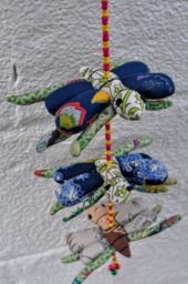 Indian Handmade Butterfly Mobile - thumbnail 1