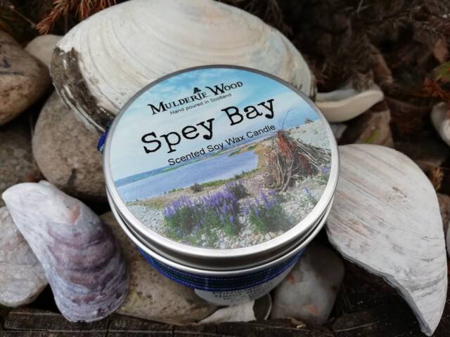 Spey Bay Vegan Soy Candle Scottish Sea, Floral Gorse & Driftwood - image 1