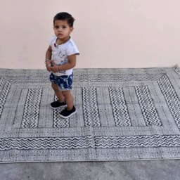 6x9 Feet Indian Rugs Cotton Rug, Woven Area For Sale, Decor Rustic Rugs, Decorative Bohemian Indian - thumbnail 2