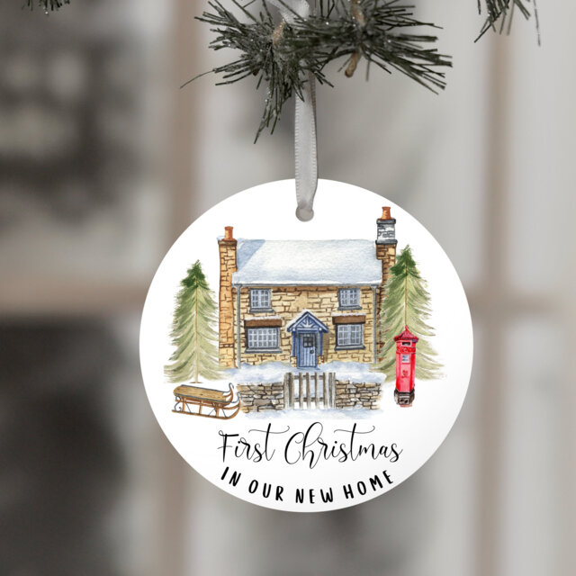 First Home Christmas, Christmas Keepsake, Ornament, Family Gift, Gift For New Home, in A Home Gift - image 1