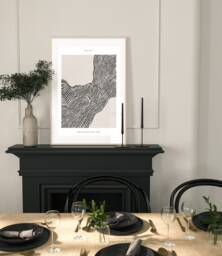 Abstract Print, Contemporary Art , Wall Home Decor Bedroom Minimal Neutral Beige, A5, A4, A3, A3+, A2 - thumbnail 1
