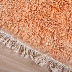 Vintage Boujaad Rug, Peach Moroccan Rug 3x5 Ft - thumbnail 4