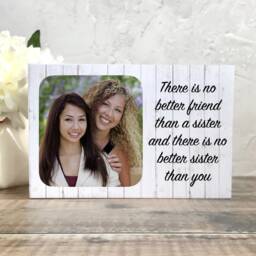 Sister Gift, Personalised Photo Birthday Wood Frame, Gifts For Sisters, On - thumbnail 2