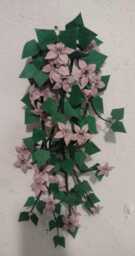 "Origami Purple Trillium Vines Arrangement 20""x9""x5" - thumbnail 1