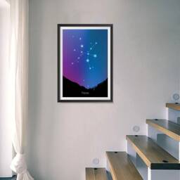 Zodiac Signs, Horoscope Constellations Posters - Poster Printing Wall Art Print For Home Office Decor Pisces - thumbnail 3