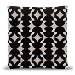 Monochrome Mod Geometric Throw Pillow - thumbnail 3