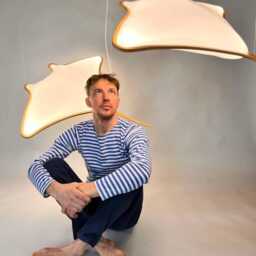 Handmade Manta Ray Lamp Nautical Led Pendant Light - thumbnail 4