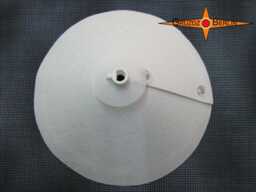 Beige Hanging Lamp Leona Creame Pendant With Light Edge Diffuser - thumbnail 4