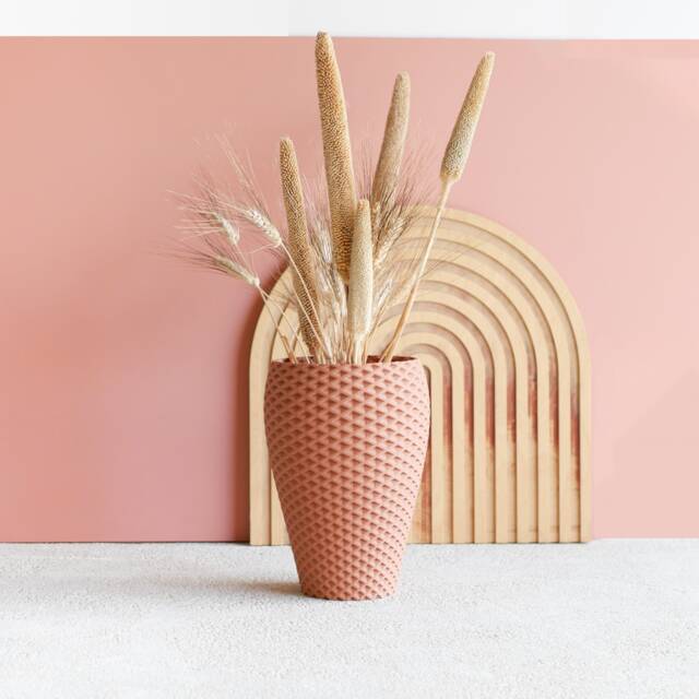Terracotta Berlin Vase - Perfect For Dried Flowers Original Gift Idea - image 1