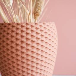 Terracotta Berlin Vase - Perfect For Dried Flowers Original Gift Idea - thumbnail 3