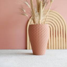 Terracotta Berlin Vase - Perfect For Dried Flowers Original Gift Idea - thumbnail 2
