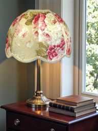 Traditional Chintz Floral Dome Lamp Shades Handmade For Ceiling Light Pendants, Table & Floor Standard Lampshade - thumbnail 1
