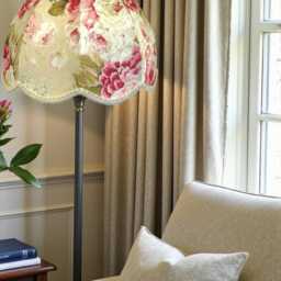 Traditional Chintz Floral Dome Lamp Shades Handmade For Ceiling Light Pendants, Table & Floor Standard Lampshade - thumbnail 3